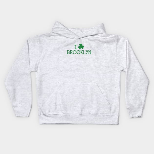 I Love Brooklyn Kids Hoodie by Assertive Shirts